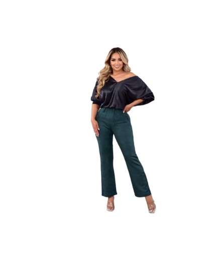 Conjunto / pantalón  pinza - blusa satín