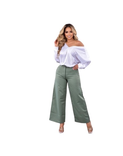 Conjunto / pantalón  zara cuerotex  - blusa satín
