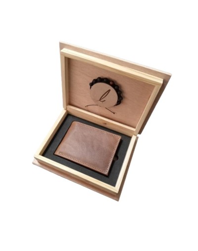 Kit de Lujo: Billetera de Cuero Vacuno en Diferentes Colores y Texturas 