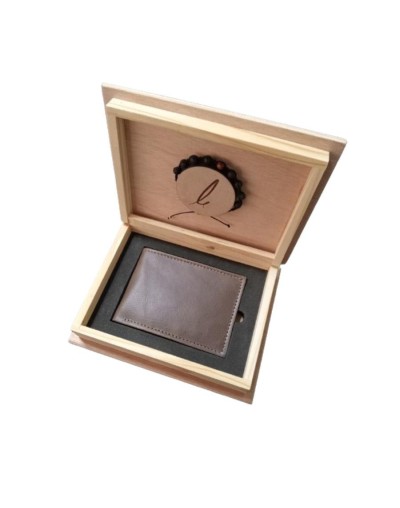 Kit de Lujo: Billetera de Cuero Vacuno en Diferentes Colores y Texturas 