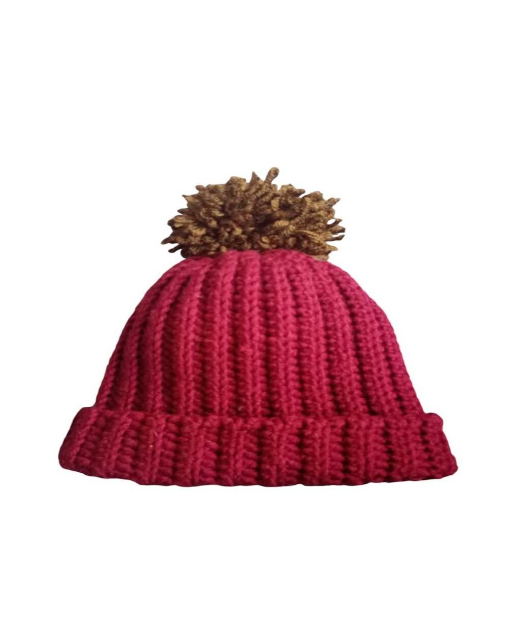 Gorro tejido pompom