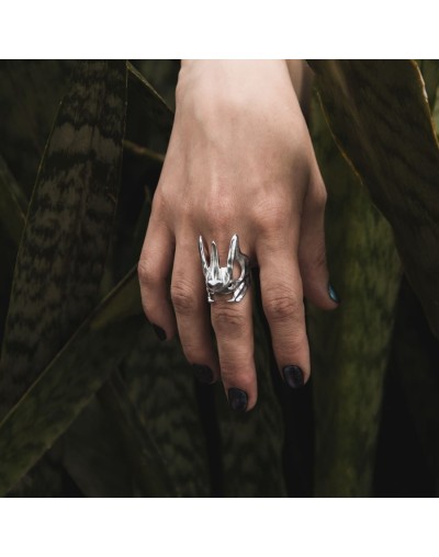 Anillo murciélago nariz de espada