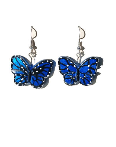 Aretes de mariposa