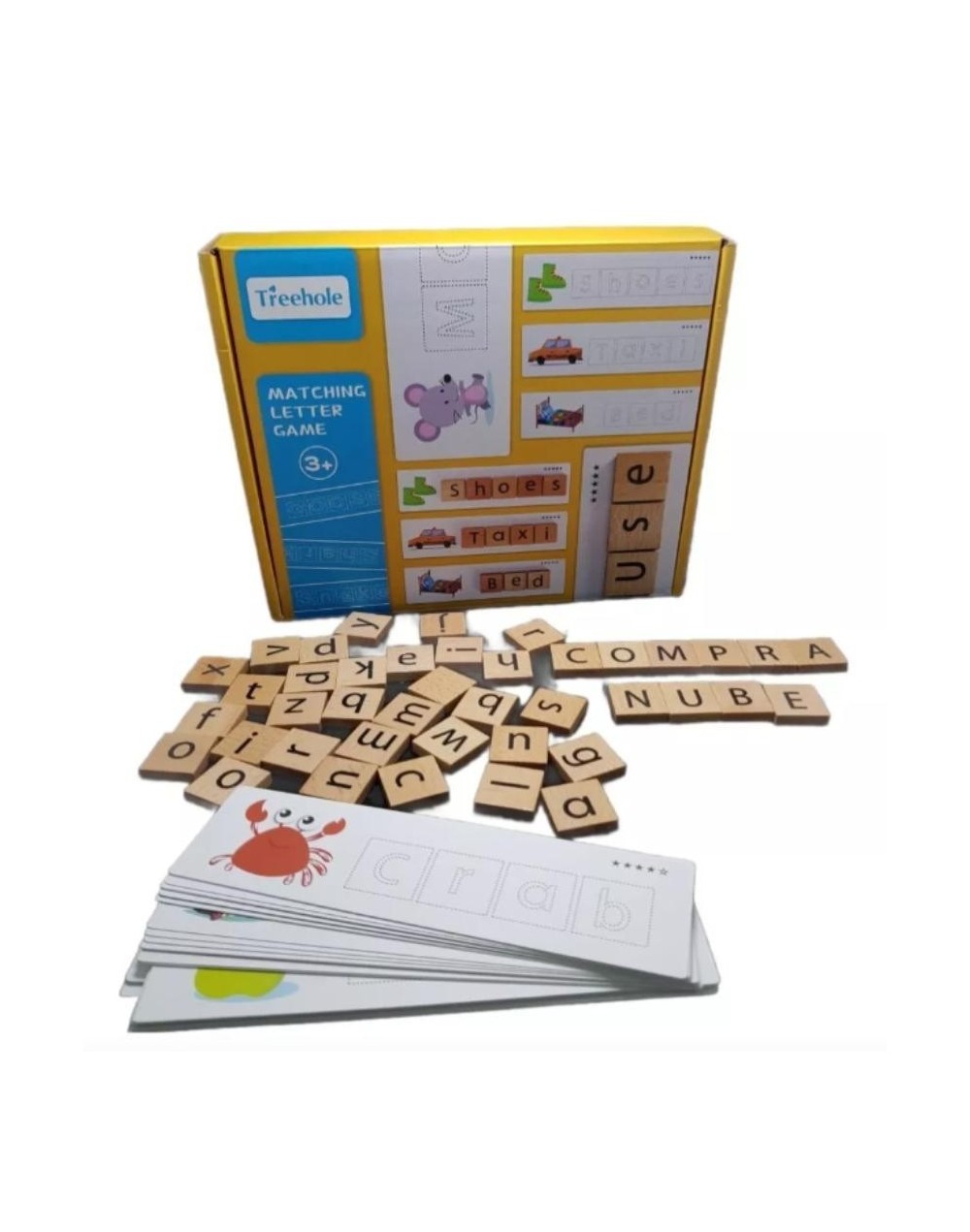 Juego de letras en ingles
