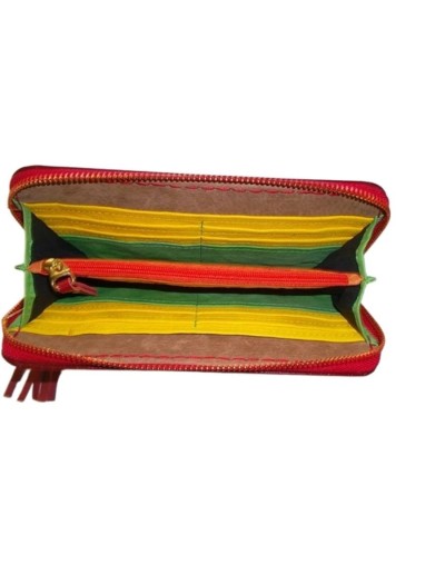 Billetera mujer roja