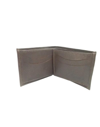Billetera horizontal para hombre café