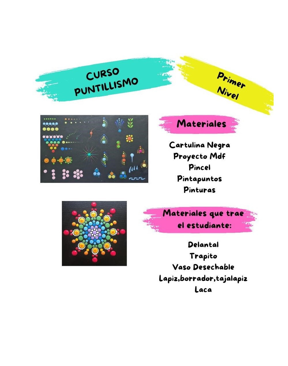 Curso de puntillismo