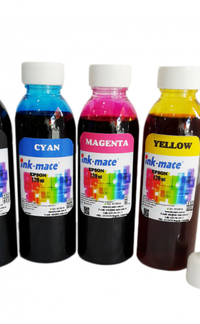 Tinta para recarga de Impresoras Epson x 120 ml - 4 colores