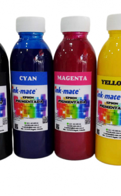 Tinta pigmentada para recarga de Impresoras Epson x 120 ml  4 colores