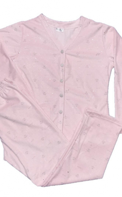 Pijama termica para dama abierta