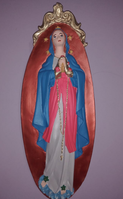 Virgen en cerámica