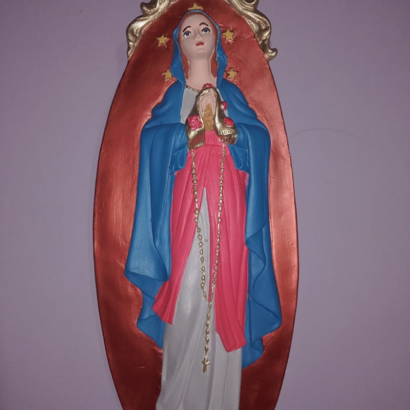 Virgen en cerámica