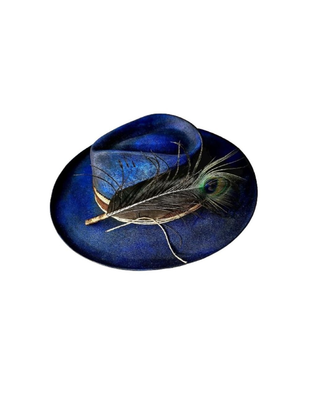 Sombrero vintage azul
