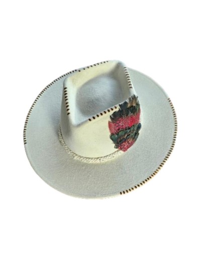 Sombrero diamante blanco