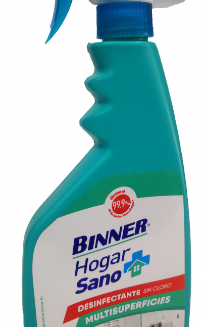 Desinfectante BINNER Multisuperficies Sin Cloro x.500ml