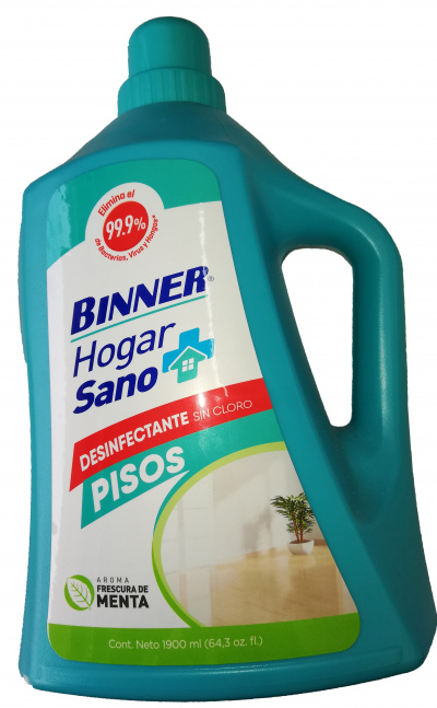 Desinfectante BINNER Pisos Menta Sin Cloro x.1900ml
