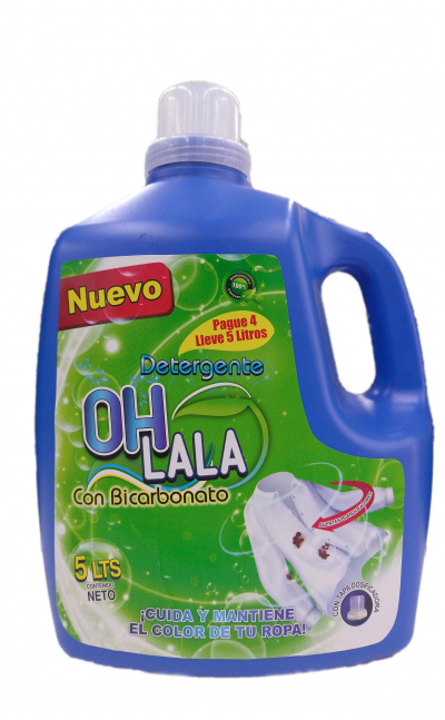Detergente Liquido OH LA LA Con Bicarbonato x.5.000ml