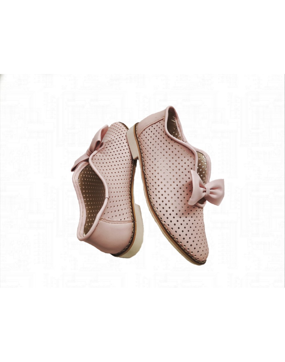 Baletas planas rosadas para mujer