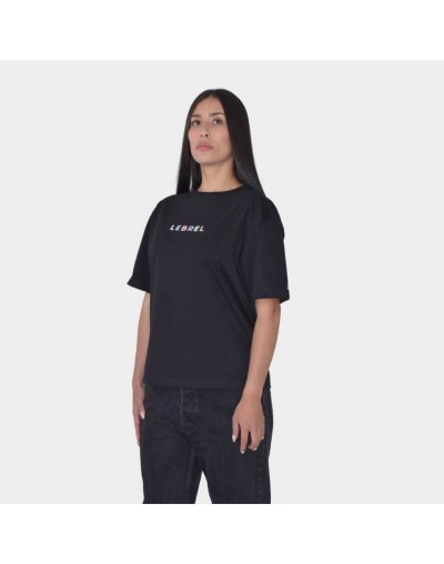Camiseta oversize negra - lebrel  reflectivo