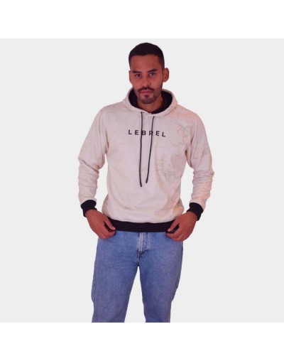 Hoodie  Textura Beige