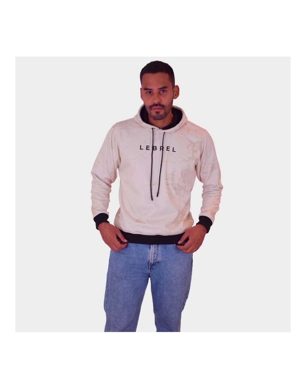 Hoodie  Textura Beige