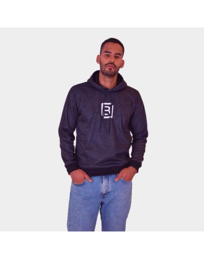 Hoodie  Textura negro