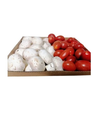 Mix champiñón + tomate cherry 400 gramos