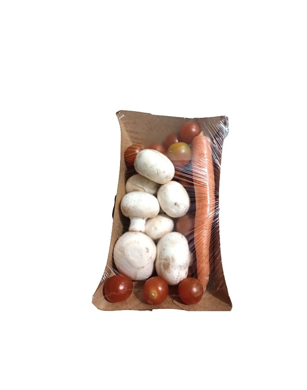 Mix champinon tomates cherry y zanahorias baby x 400 gramos