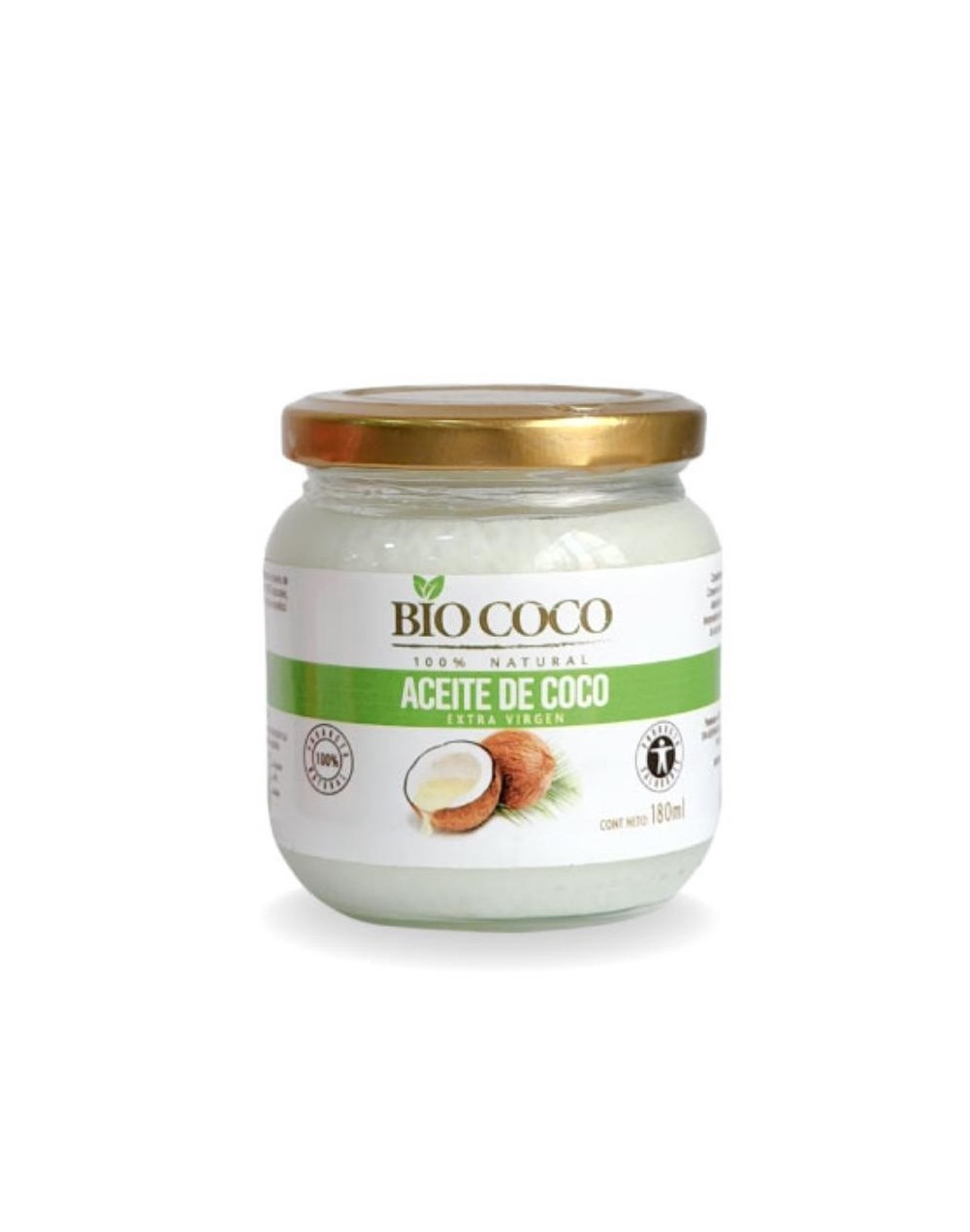 Aceite de coco extra virgen 180 ml