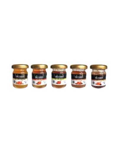 Estuche de mieles gourmet 5 unidades