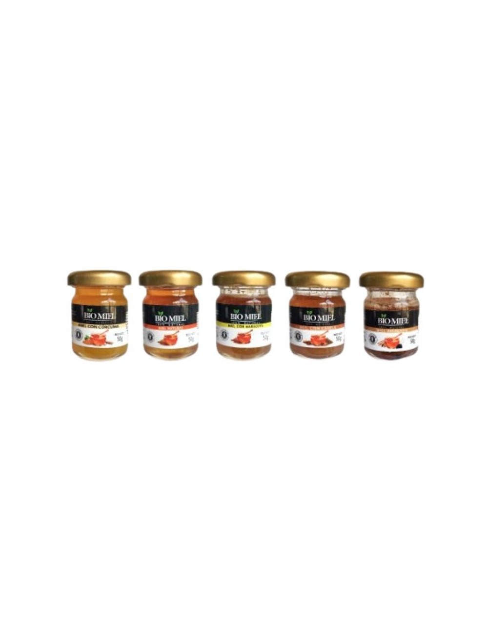 Estuche de mieles gourmet 5 unidades