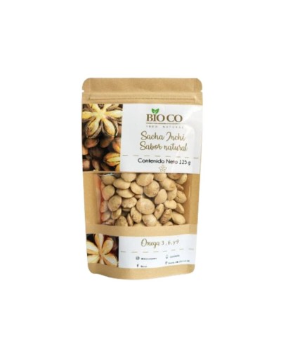Snacks orgánicos de sacha inchi sabor natural