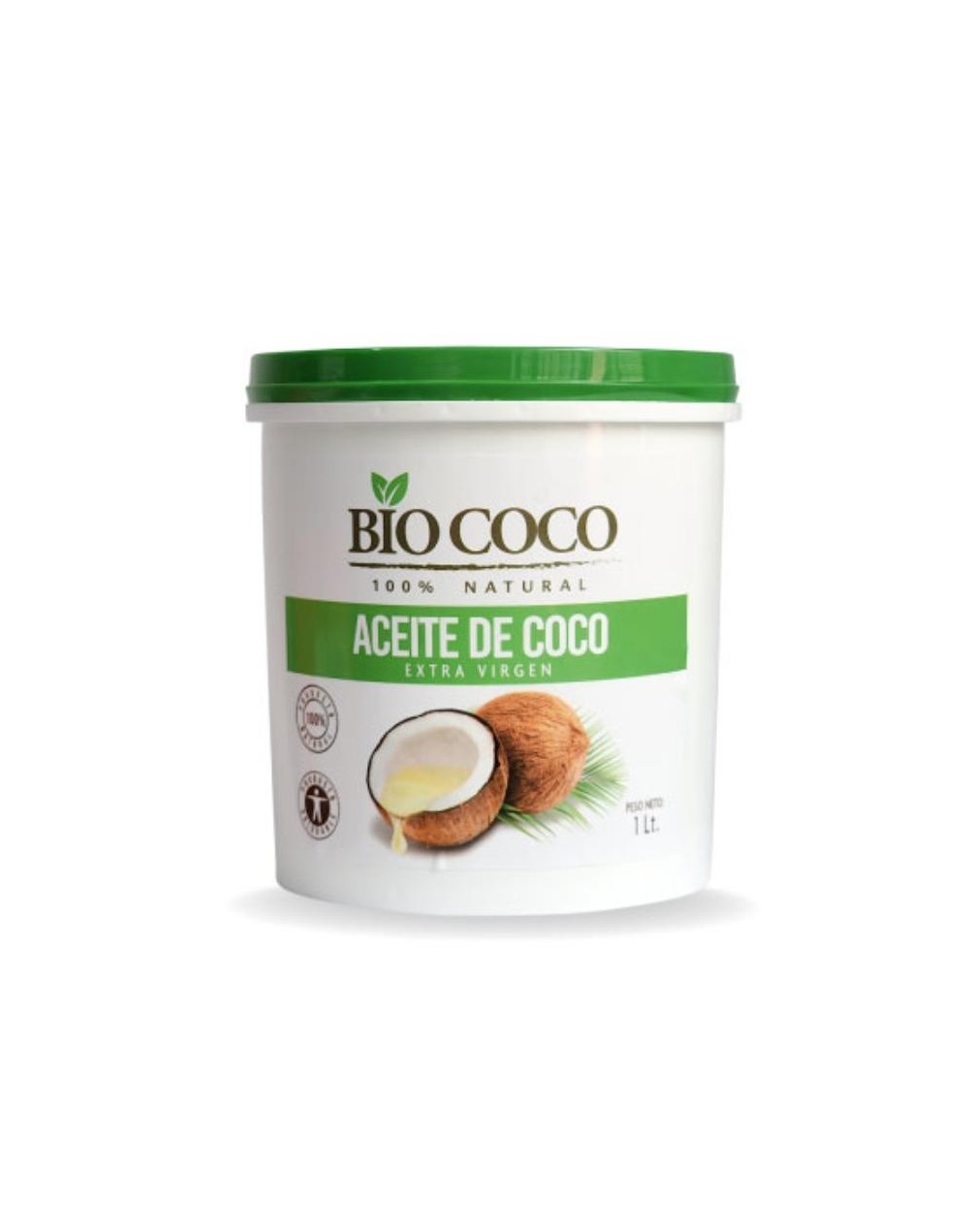 Aceite de coco 1l plástico