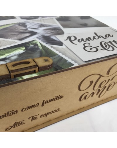 Rompecabezas personalizado 3000 piezas caja de lujo tipo libro