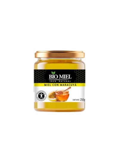 Miel natural con maracuyá