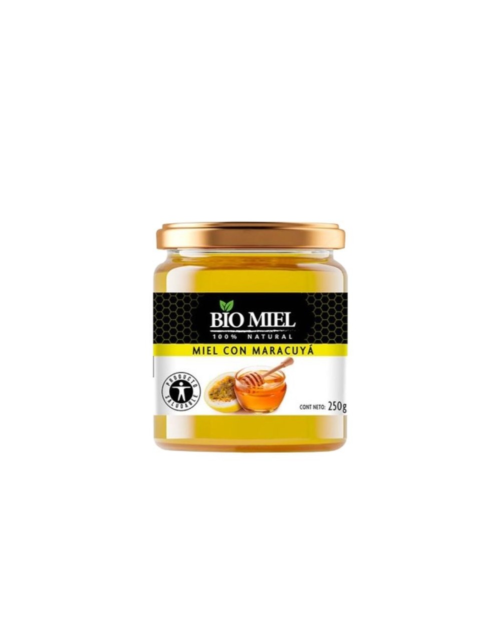 Miel natural con maracuyá