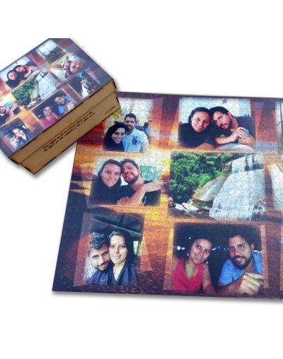 Rompecabezas personalizado 3000 piezas caja sencilla