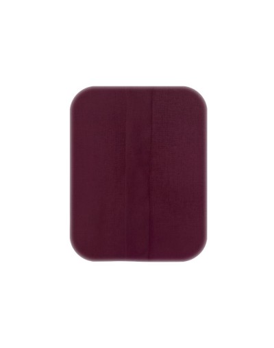Camisa con botones escondidos vino tinto en 100% lino ocasión manga larga Slim hombre