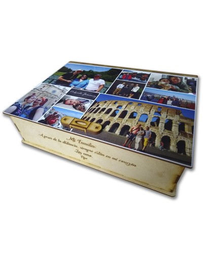 Rompecabezas personalizado 2000 piezas caja de lujo tipo libro