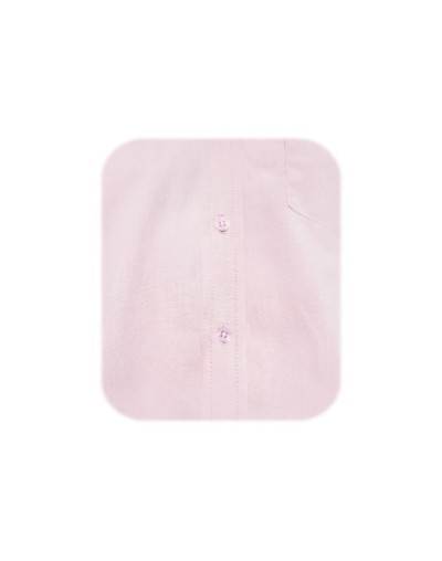 Camisa en oxford rosada manga larga slim fit para hombre