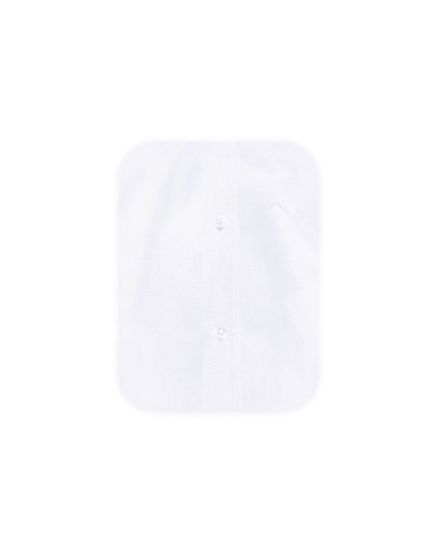 Camisa en oxford blanca manga larga slim fit para hombre
