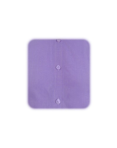 Camisa formal lila en algodón manga larga Slim para hombre