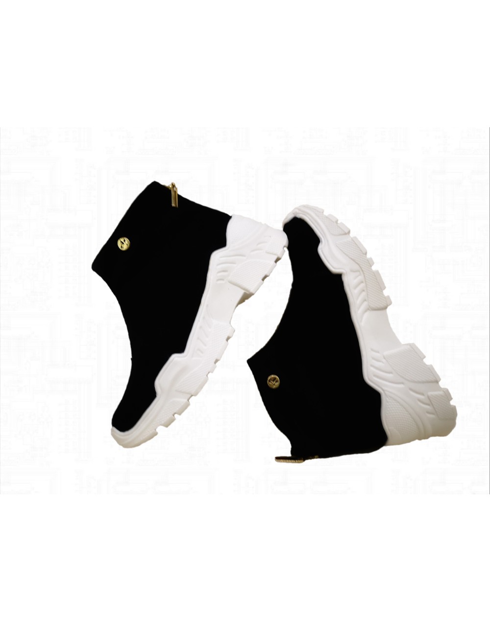 Zapatos para mujer negros suela alta