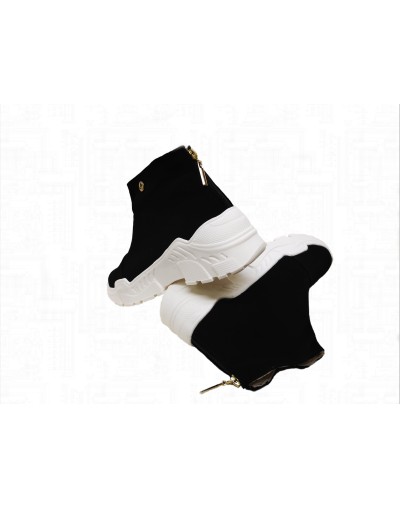 Zapatos para mujer negros suela alta