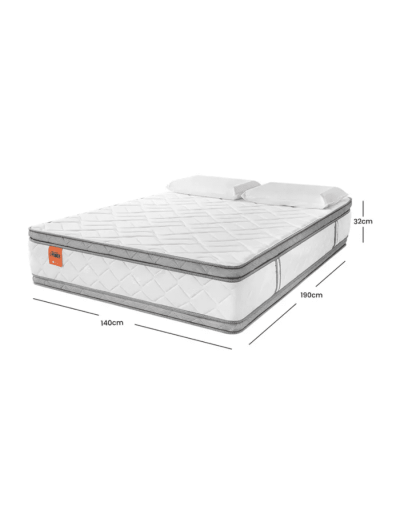 Colchón power platinium pedic doble + obsequio