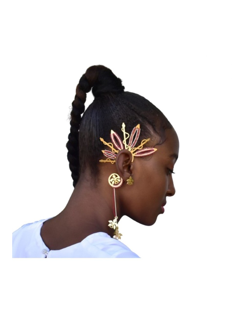 Earcuff orquídea