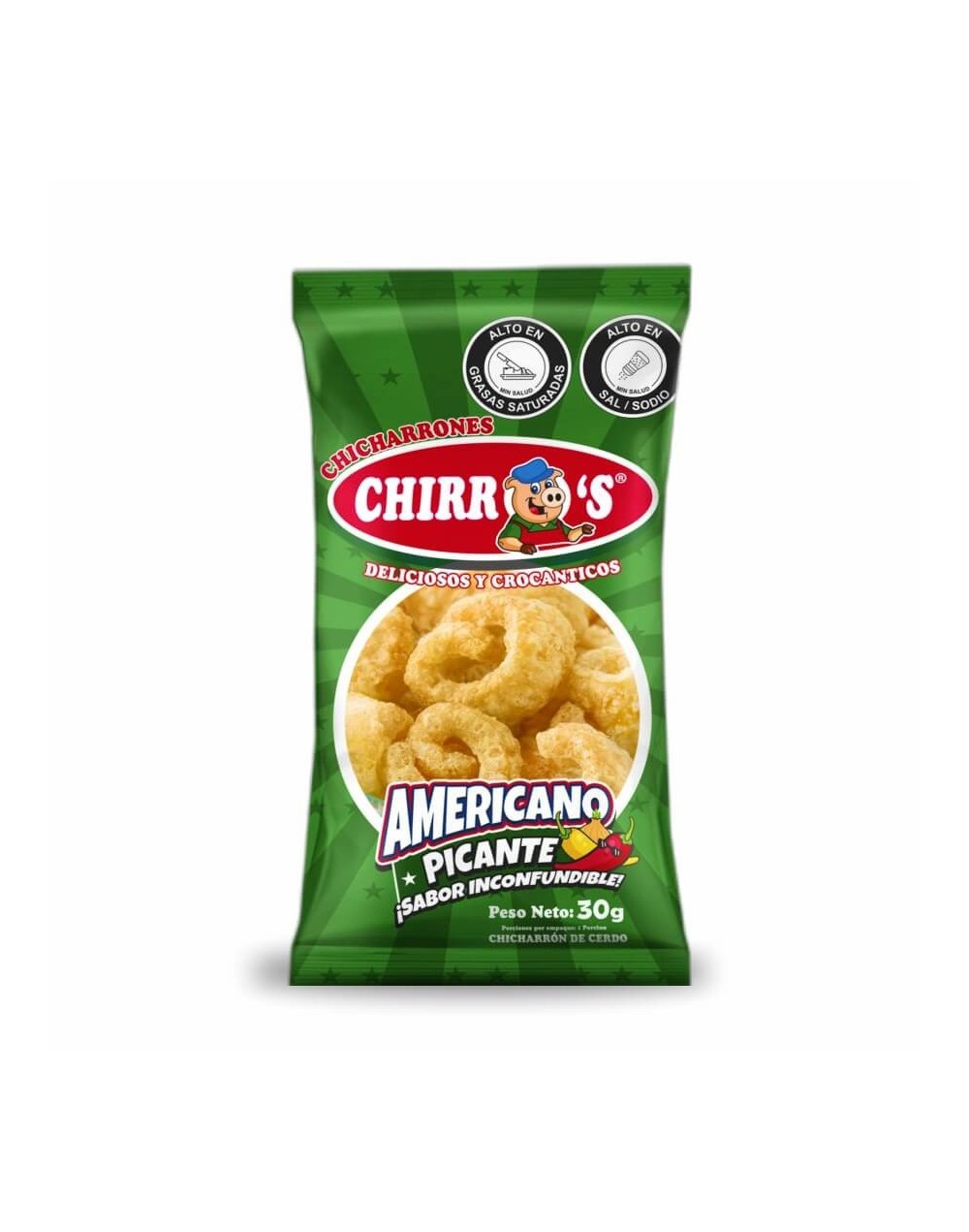 Chirros americano picante x30grs