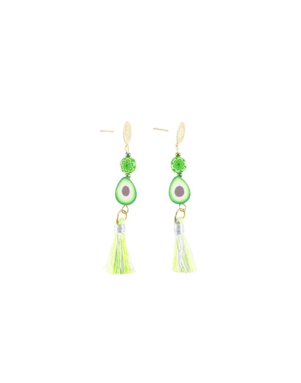 Aretes fleco 