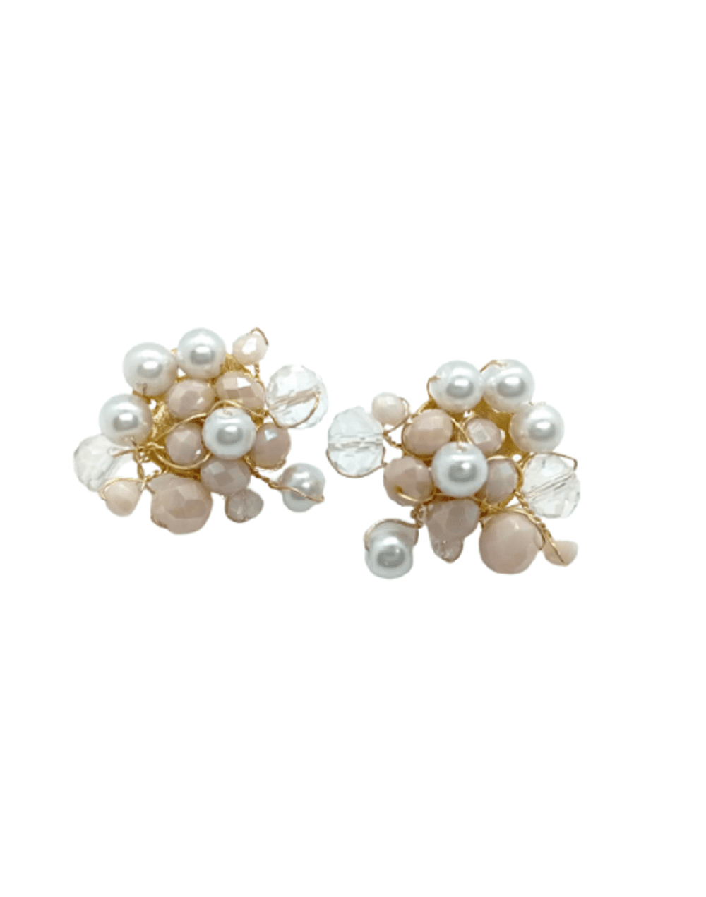 Aretes rose blossom