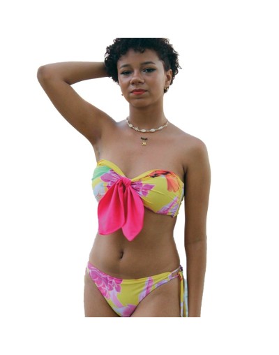 Bikini set  strapless coqueta